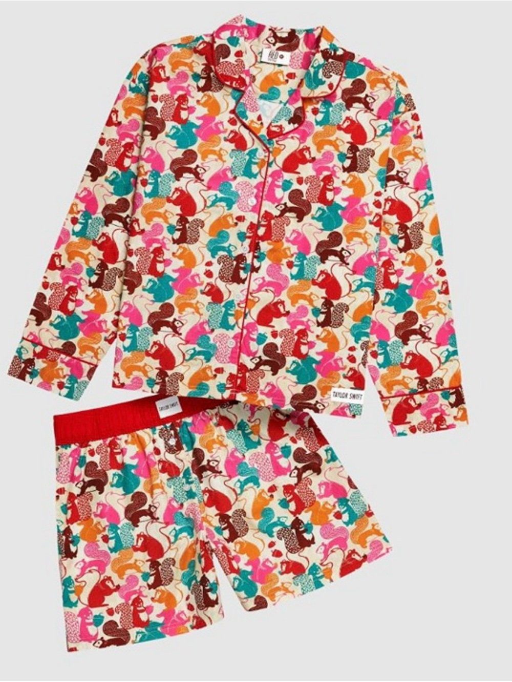 Taylor Swift Red “We Are Never Ever Ever Getting Back Together” Squirrel PJs L - Picture 8 of 8